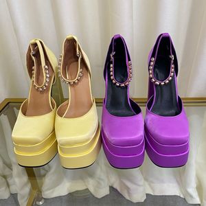 2025 Sexy Sapato De Salto New Design Thick Sole 14CM High Chunky <b>Open</b> <b>Toe</b> <b>Platform</b> <b>Heels</b> - Product Image 3