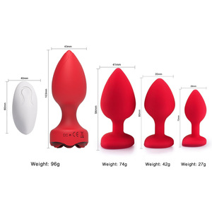 Anal Plug <b>Vibrator</b> Remote Control 10 Frequency USB Charging Anal Massager Insertion Stimulator for Women Adult Sex Toy - Product Image 3