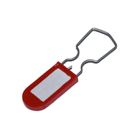 CH510 Sceau de compteur d'eau haute sécurité Cadenas de sécurité à usage unique en plastique blanc pour serrures de sécurité de compteur d'eau
