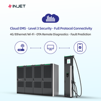 INJET Nouvelle station de charge DC Hanyuan SiC à haute efficacité +1,9 % d'efficacité système par rapport aux stations de charge CCS2 liquides refroidies par l'industrie