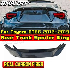 สปอยเลอร์หลังสำหรับรถยนต์โตโยต้า GT86 FT86 ซูบารุ BRZ ปี 2012-2019 ชุดแต่งสปอยเลอร์หลังทำจากพลาสติก ABS สำหรับฝากระโปรงท้ายรถยนต์ ชิ้นส่วนตกแต่งภายนอก - Product Image 1