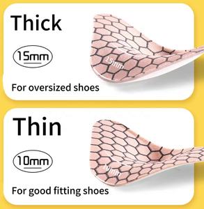 ملصقات كعب بدون لاصق مكيفة مكافحة للسقوط كعب ضد التآكل حجم حذاء نسائي قابل للتعديل - Product Image 6