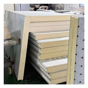 Paneles Sándwich <span class=keywords><strong>de</strong></span> Acero Prepintado con Aislamiento <span class=keywords><strong>de</strong></span> PU PIR Ignífugo a Precio <span class=keywords><strong>de</strong></span> Fábrica para Paredes <span class=keywords><strong>de</strong></span> Cámaras Frigoríficas <span class=keywords><strong>de</strong></span> Fábricas <span class=keywords><strong>de</strong></span> Alimentos e Invernaderos - Product Image 5