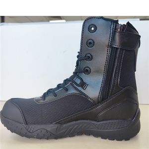 Botas de montaña TSB905 de cuero negro transpirable, botas tácticas AL ligeras para senderismo, botas AS33 A533 - Product Image 1