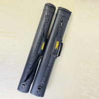 Sac de queue de billard en cuir PU souple haut de gamme personnalisé en usine étui portable pour queue de billard 4 trous et 6 trous 2x2 et 2x4