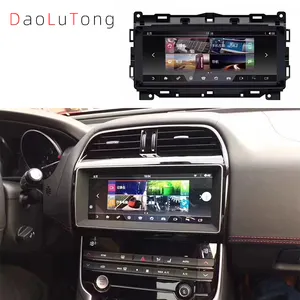 10.25 pouces dvd autoradio stéréo android écran tactile lecteur multimédia carplay pour Jaguar f-pace/xe 2016-2019