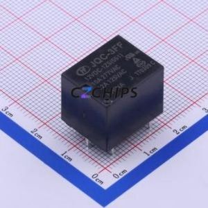 JQC-3FF/12VDC-1ZS(551) Power Relay Through hole,15.5x19mm Relay 12V 1 Changeover: 1C (SPDT-Changeover)::: 5 10A-28VDC/10A-277VAC - Product Image 1