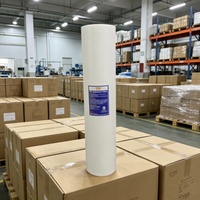 Cartouche filtrante à sédiments en PP de 20*4,5 pouces 5 µm certifiée NSF pour système de filtration d'eau domestique Big Blue à 1/2/3 étapes