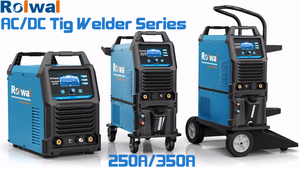 Écran LCD de qualité industrielle Rolwal 250/350 AC/DC Pulse en acier inoxydable et aluminium, machine à souder TIG <span class=keywords><strong>ACDC</strong></span> - Product Image 2