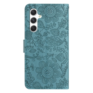 Étui à rabat imprimé fleur en PU pour Samsung A05S/A15/A25/A55/A35, pour <span class=keywords><strong>Galaxy</strong></span> S21FE étui en cuir portefeuille - Product Image 2