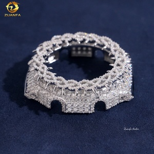 Boîtier de montre Design GA2100 en argent sterling S925 avec diamants Moissanite D-VVS incrustés - Product Image 5