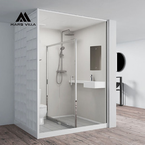 Paroi de douche profilée Mars Villa en verre sans cadre de 10 mm, pour <span class=keywords><strong>baignoire</strong></span> complète, arquée, avec système de bypass 44, dorée, pour salle de bain, OEM - Product Image 1
