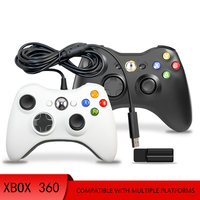 Contrôleur de jeu filaire PC360/TV/P3/PC avec moteur de vibration un contrôleur de jeu d'arcade partagé pour prend en charge PC TV P3