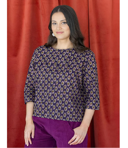 Blusa Casual Ligera de Alta Calidad para Mujer, Fabricada en 100% Algodón con Botones Decorativos en la Espalda, para Ropa de Verano - Product Image 1