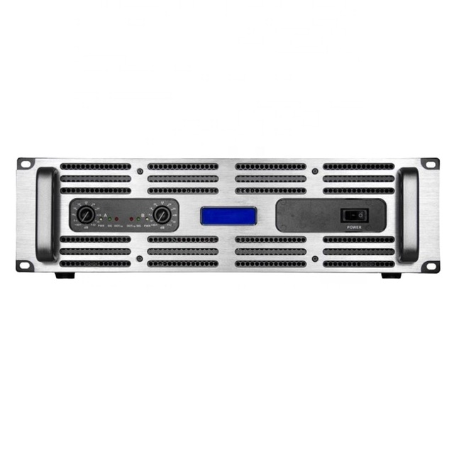 High Quality Crown Active Power Amplifiers Durable 8ohm Stereo 2ohm Mono 4ohm Outdoor Stage Use AC Power Metal Shell Audio
