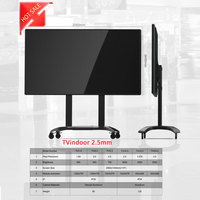 Layar Panel TV LED Digital Indoor untuk Poster Harga, Ukuran 115 Inci