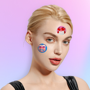 Patch Facial Apaisant et Éclaircissant Personnalisé à la Centella, Exosomes, Niacinamide et Céramide, Masque Réparateur Imprimé Émoticônes - Product Image 5