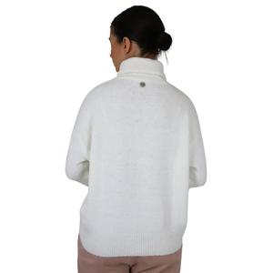เสื้อสเวตเตอร์คอเต่าสีฟ้าอ่อนของผู้หญิงเสื้อถักระบายอากาศได้ดี DTA7921สไตล์แฟชั่นเกาหลีโลโก้ด้านหน้าคุณภาพสูงสำหรับฤดูใบไม้ร่วงฤดูหนาว - Product Image 4