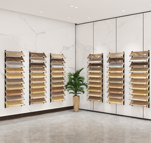 Présentoir multifonctionnel en bois pour plancher, tissu mural, carrelage suspendu, échantillon de plinthe, <span class=keywords><strong>planche</strong></span> à roulettes, support d'affichage - Product Image 2