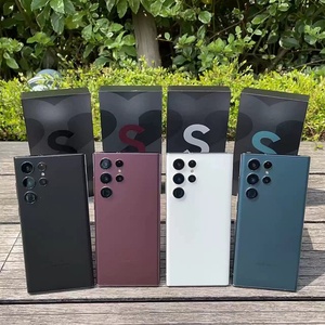 Smartphone <span class=keywords><strong>S22</strong></span> <span class=keywords><strong>Ultra</strong></span> 256 Go <span class=keywords><strong>5G</strong></span> Noir Version Débloquée Vente en Gros 6,8 pouces 12 Go de RAM - Product Image 1