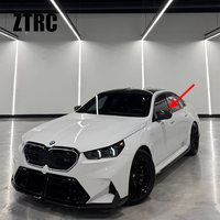 Pour BMW M5 G90, couvre-rétroviseurs en fibre de carbone sèche, kit de carrosserie de remplacement, facile à installer