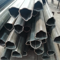 Tubo de acero hexagonal hueco con forma de limón Triangular ST52 ST37 53,4*3,8 Rotavator PTO Tubo de eje Tubo de forma especial