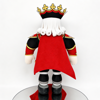 Ensemble de costume de roi ou de chevalier personnalisé, couronne, cape, tenue royale vintage pour peluche, accessoires de déguisement et de cosplay