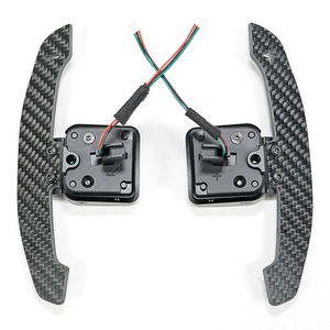 Palette de changement de vitesse magnétique en fibre de carbone pour <span class=keywords><strong>AUDI</strong></span> A <span class=keywords><strong>Q</strong></span> S <span class=keywords><strong>RS</strong></span> série A4 /<span class=keywords><strong>5</strong></span> Q3/<span class=keywords><strong>5</strong></span> RS4/<span class=keywords><strong>5</strong></span> SQ7/8 Palettes de changement de vitesse étendues de remplacement - Product Image 4