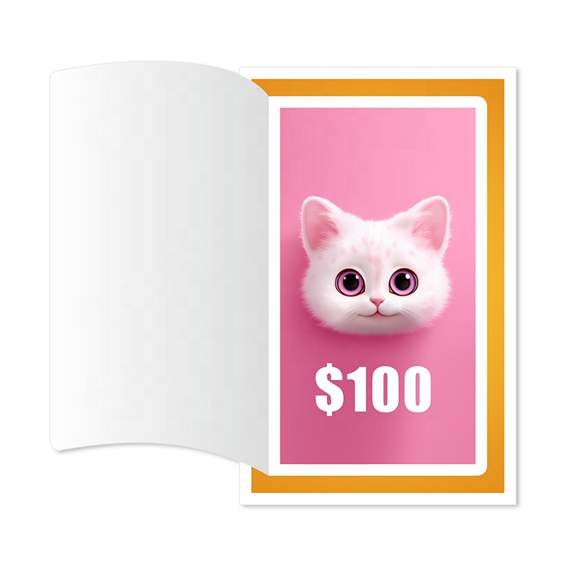 Free Design Custom One Window Open Win Pull Tab Card Digital Printing Pull Tab Tickets