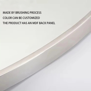 TETE, <span class=keywords><strong>espejo</strong></span> de mano moderno personalizado, decoración de <span class=keywords><strong>baño</strong></span> para sala de estar, decoración de pared, marco de Metal redondo, espejos de <span class=keywords><strong>baño</strong></span> para Hotel - Product Image 2