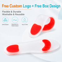 Semelles orthopédiques en gel liquide de silicone à ressorts pour soulager la douleur et les épine calcanéennes, avec boîte personnalisée – Fournisseur chinois