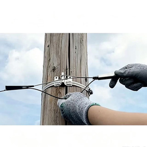 ODWAC-15 Collier de tension FTTH en acier inoxydable, collier de terminaison à coin pour câble de descente en forme de 8 de 2*6mm - Product Image 5