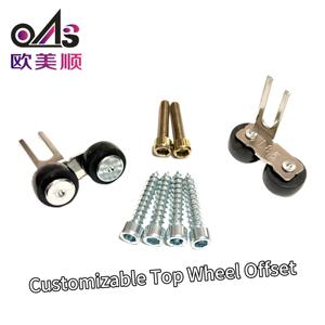 <span class=keywords><strong>Rueda</strong></span> de Rodamiento para <span class=keywords><strong>Puerta</strong></span> <span class=keywords><strong>Corredera</strong></span> de <span class=keywords><strong>Armario</strong></span>, de Nailon Resistente y Silencioso, Galvanizada, Fácil de Instalar - Product Image 4