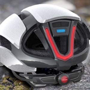 DELANHUWI Lumos <span class=keywords><strong>Casco</strong></span> de <span class=keywords><strong>bicicleta</strong></span> ultra inteligente para hombres y mujeres Luces LED personalizables Señales de <span class=keywords><strong>giro</strong></span> Cascos de plástico para montar en carretera - Product Image 1