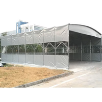 Tente de toit pliante mobile à prix d'usine, auvent naturel, abri de garage pour voiture, tente de réception, structure en aluminium, imperméable