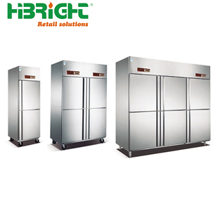 Lớn Không Gian Lưu Trữ Lưu Trữ Thực Phẩm Thiết Bị Nhà Bếp Tủ Đông Tủ Lạnh 4/6 Cửa Quạt Làm Mát Thẳng Đứng Nhà Bếp Tủ Đông - Product Image 5