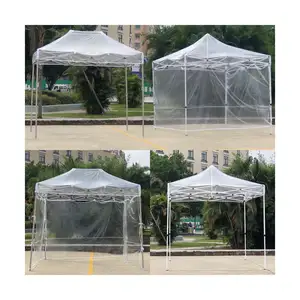 맞춤형 3x3m 중동 핫 투명 캐노피 부모-자식 휴대용 접이식 캠핑 텐트 수락
