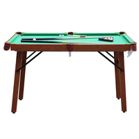 Table de billard pliable légère de 1,2 m (4 pieds) verte pour intérieur, taille personnalisable, en MDF et plastique, jeu populaire pour adolescents