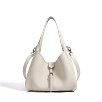 Sac à main élégant en cuir de vachette pleine fleur de haute qualité pour femme, sac sous le bras incurvé, sac à poignée supérieure tendance