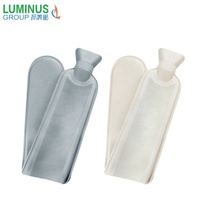 Sac à eau chaude en caoutchouc pour bouteille d'eau chaude de 2000ml avec couvercles en fausse fourrure douce