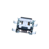 Conector de puerto de carga USB B de 5 pines Micro USB Tipo B hembra, receptáculo SMT SMD para montaje en PCB, MOQ pequeño, directo de fábrica