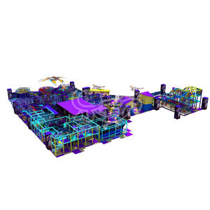 Parcours d'aventure en corde personnalisé pour centre d'amusement commercial, labyrinthe intérieur en filet pour enfants, aire de jeux intérieure pour enfants - Product Image 2