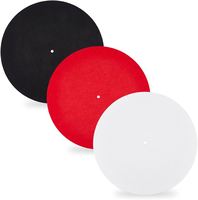 Tapis de platine classique en feutre non tissé 7'' 12'' - Tapis de platine multicolores écologiques réutilisables pour lecteur de disques vinyles