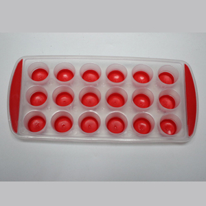 DD1549 faire 18 grilles rondes carrées <span class=keywords><strong>treillis</strong></span> de glace coloré <span class=keywords><strong>fleur</strong></span> coeur Fruits Cube Silicone Pop Out plateaux à glaçons - Product Image 2