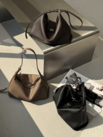 Sac Hobo en Cuir de Vachette à Motif Cerf, Fournisseur de Sacs Fourre-Tout Souples à Fermeture Tournante, Vente en Gros de Sacs à Bandoulière en Cuir Véritable, Dépôt