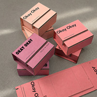 Boîte d'emballage pliable en carton gris, boîte en papier écologique, huiles essentielles d'aromathérapie, boîte à plat en deux parties