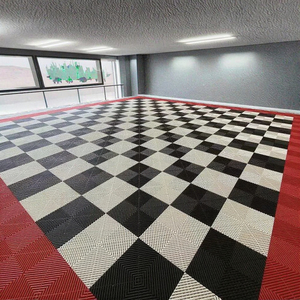 Dalles de sol de garage en PP robustes, best-seller personnalisé, tapis de sol industriel <span class=keywords><strong>pour</strong></span> atelier de détail automobile, atelier, salle d'exposition, entrepôt - Product Image 4