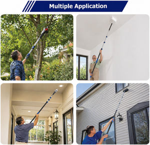 Perche télescopique <span class=keywords><strong>en</strong></span> aluminium de 3,6 m sur mesure <span class=keywords><strong>pour</strong></span> le nettoyage des fenêtres, légère et robuste, idéale <span class=keywords><strong>pour</strong></span> le dépoussiérage, la décoration et le jardinage - Product Image 5