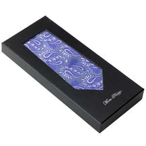 Tùy chỉnh dập logo Đen kraft giấy ngăn kéo quà tặng bao bì cổ Tie hộp với cửa sổ - Product Image 5