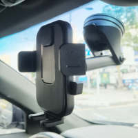 Support de téléphone universel flexible à 360 degrés pour voiture, bureau, tableau de bord, pare-brise, noir, 4-7 pouces, vente en gros à bas prix